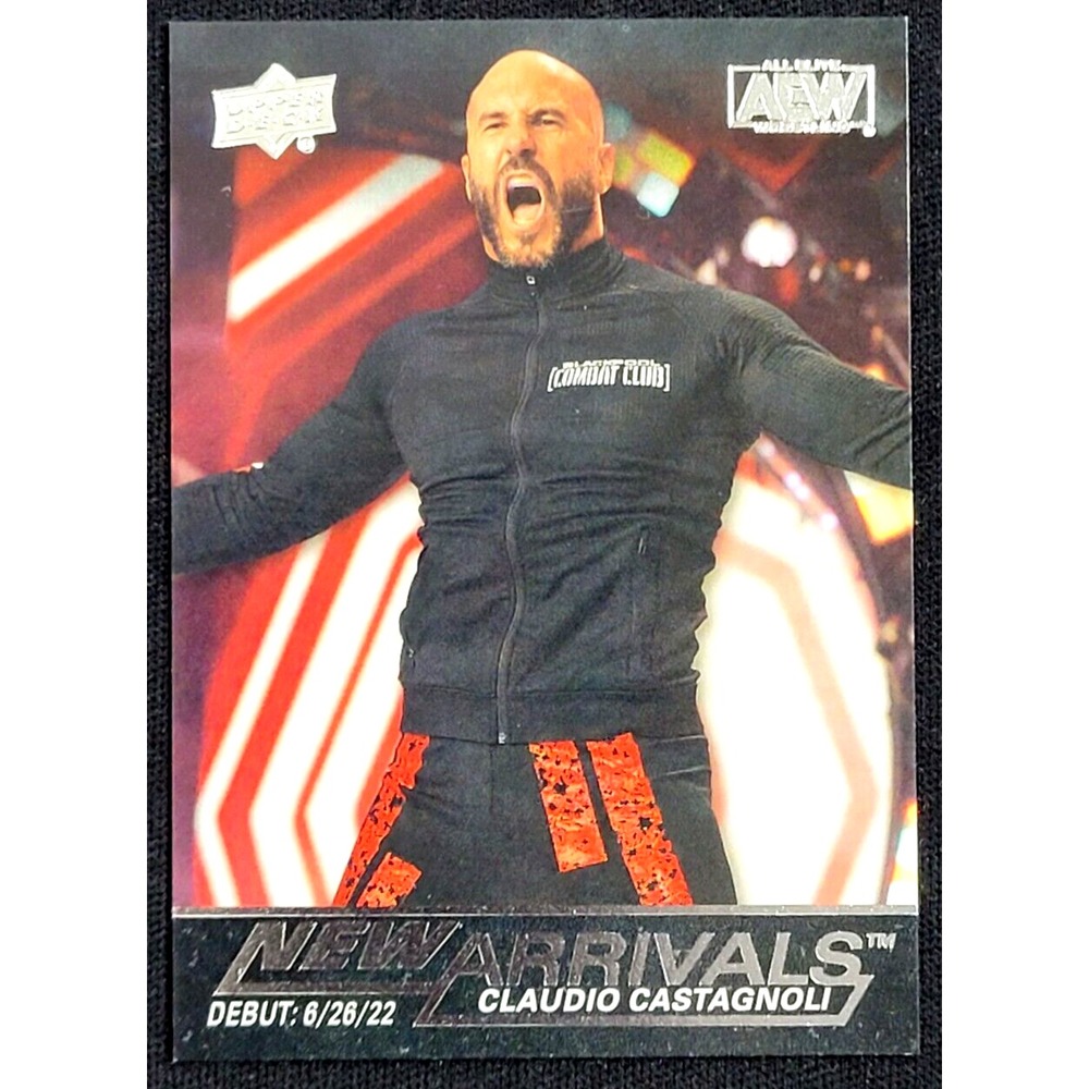 2022 UPPER DECK AEW - CLAUDIO CASTAGNOLI - NEW ARRIVALS